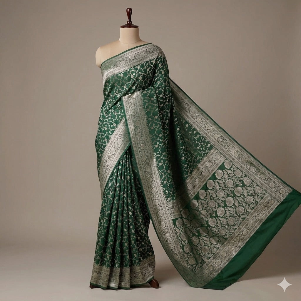 Katanara - Banarasi Katan Silk Saree