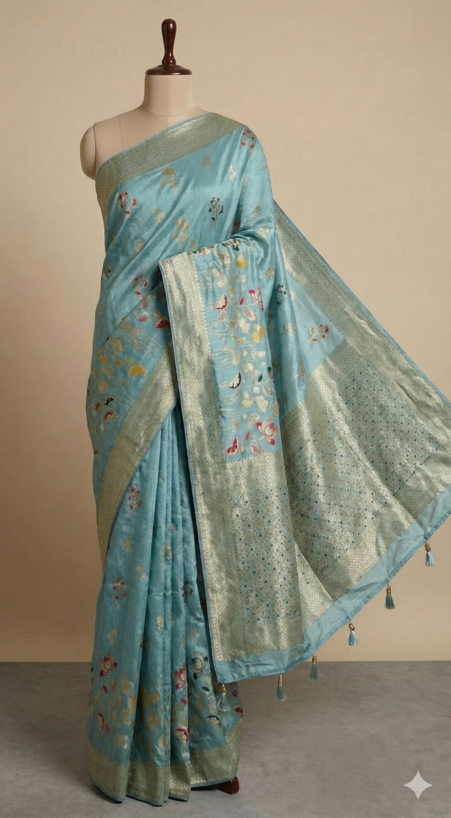 Meenara - Russian Khadi Silk Saree